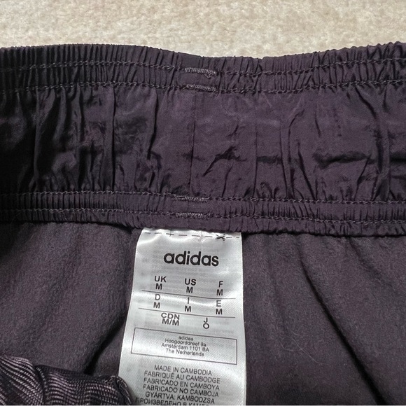 Adidas Mens Winterized Track/ Sweatpants Size M Noble Purple (Gold Logo) - Picture 3 of 7